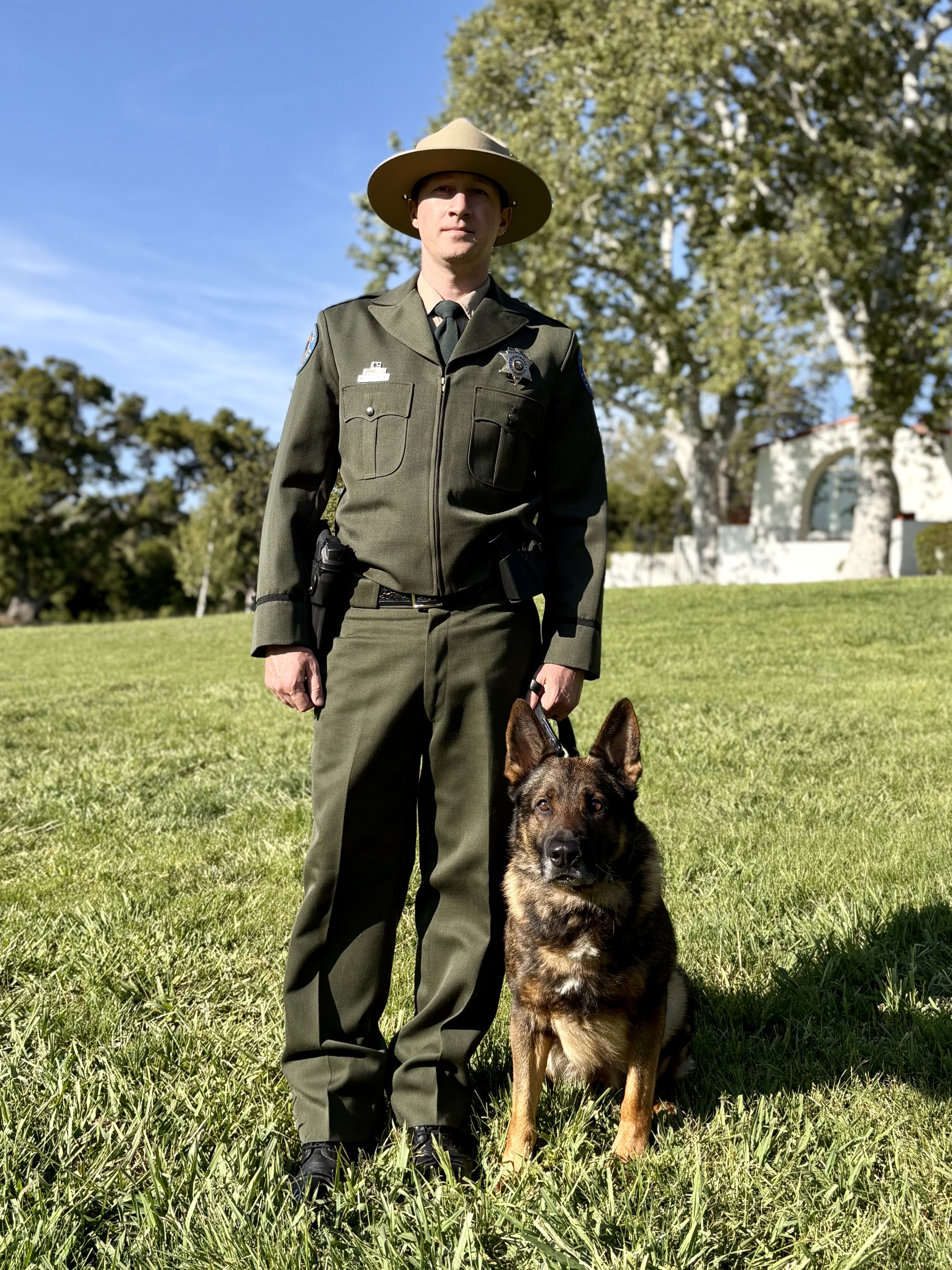 K-9 Hugo and Handler Matt Pasquarella